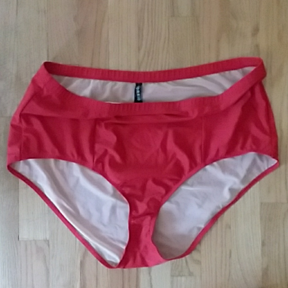Torrid size 3 Solid Red Bathing Suit Bottom